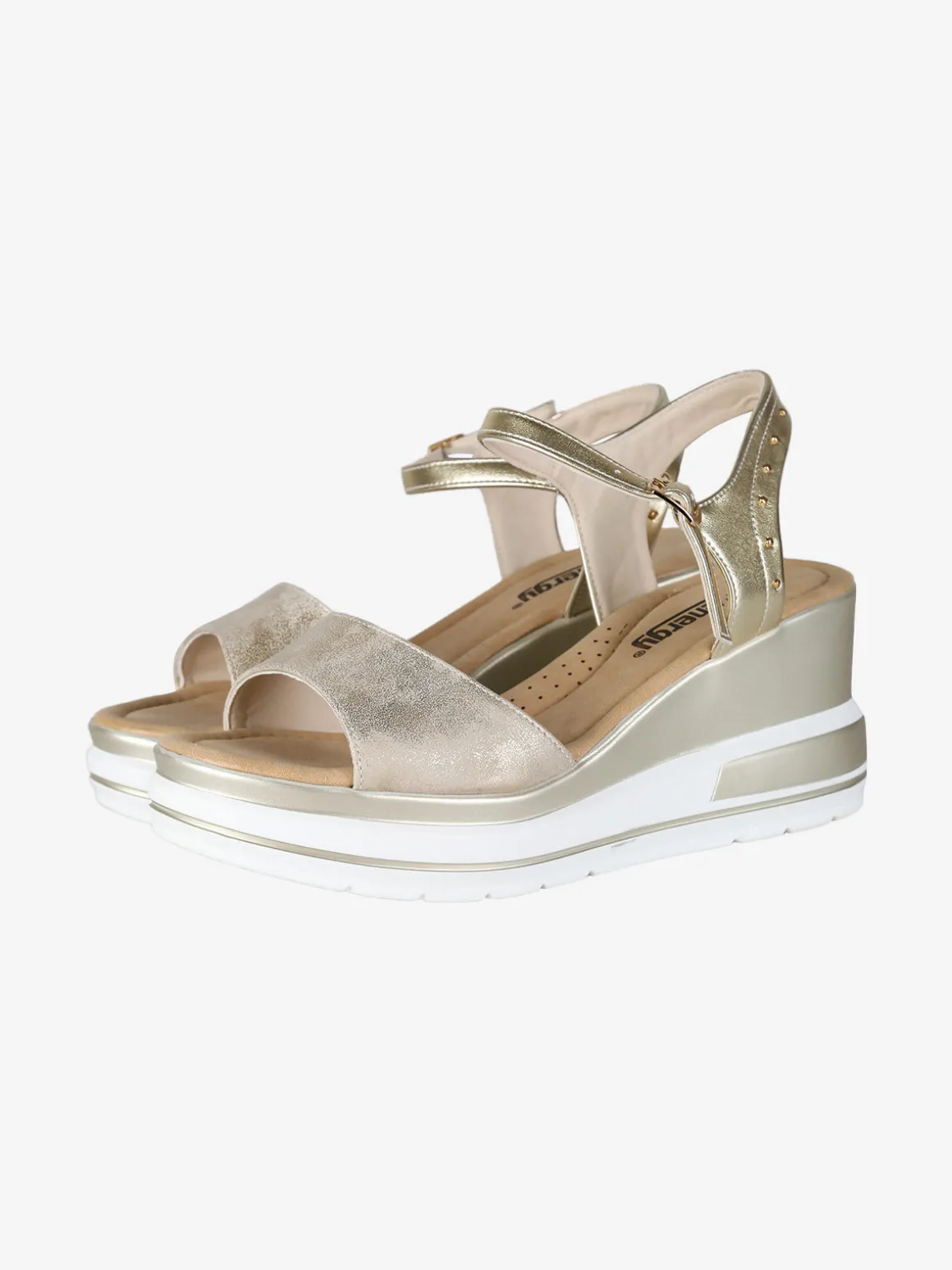 Energy Sandali donna con zeppa e plateau