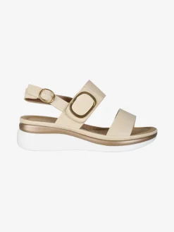 Energy Sandali donna con zeppa e cinturino a strappo