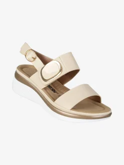 Energy Sandali donna con zeppa e cinturino a strappo