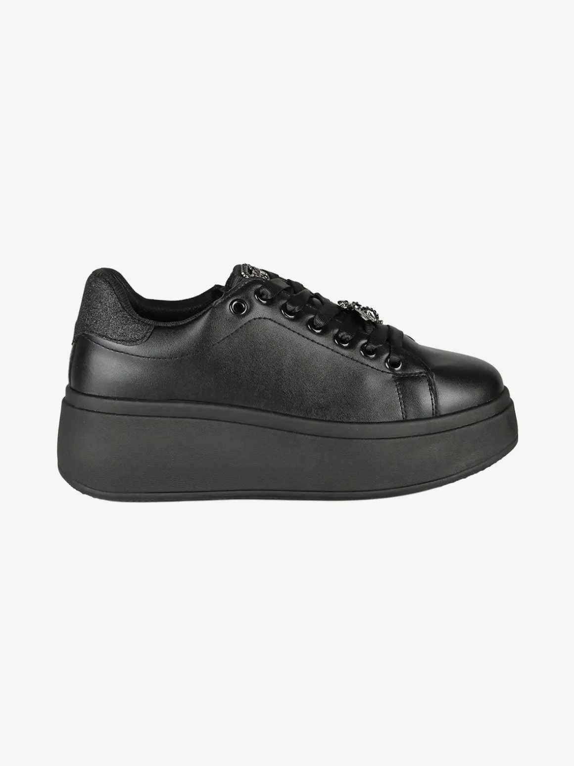 Energy Sneakers donna con platform - nero