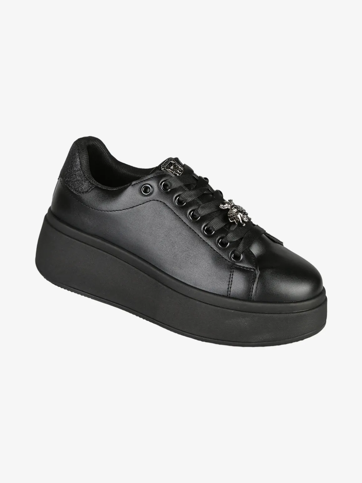 Energy Sneakers donna con platform - nero