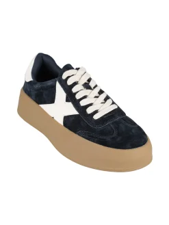 Energy Sneakers donna effetto nubuck con platform
