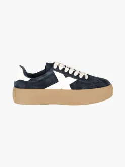 Energy Sneakers donna effetto nubuck con platform