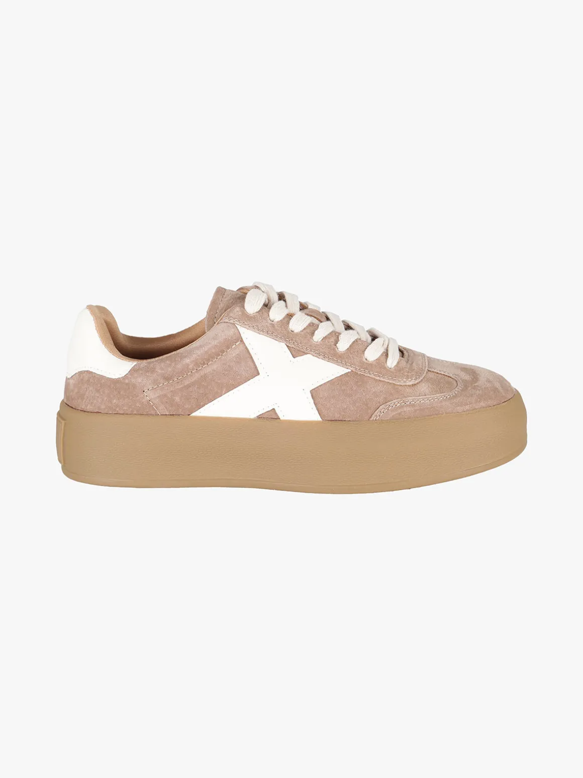 Energy Sneakers donna effetto nubuck con platform