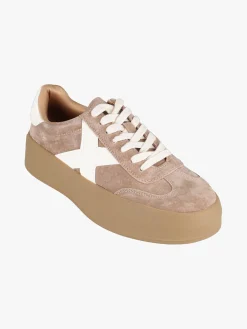 Energy Sneakers donna effetto nubuck con platform