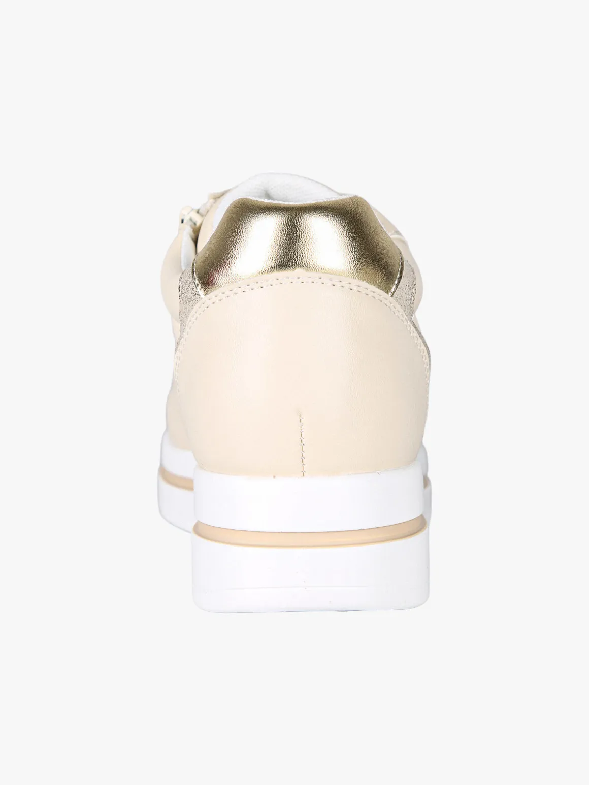 Energy Sneakers donna gioiello con platform - panna