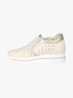 Energy Sneakers donna slip on con platform - panna