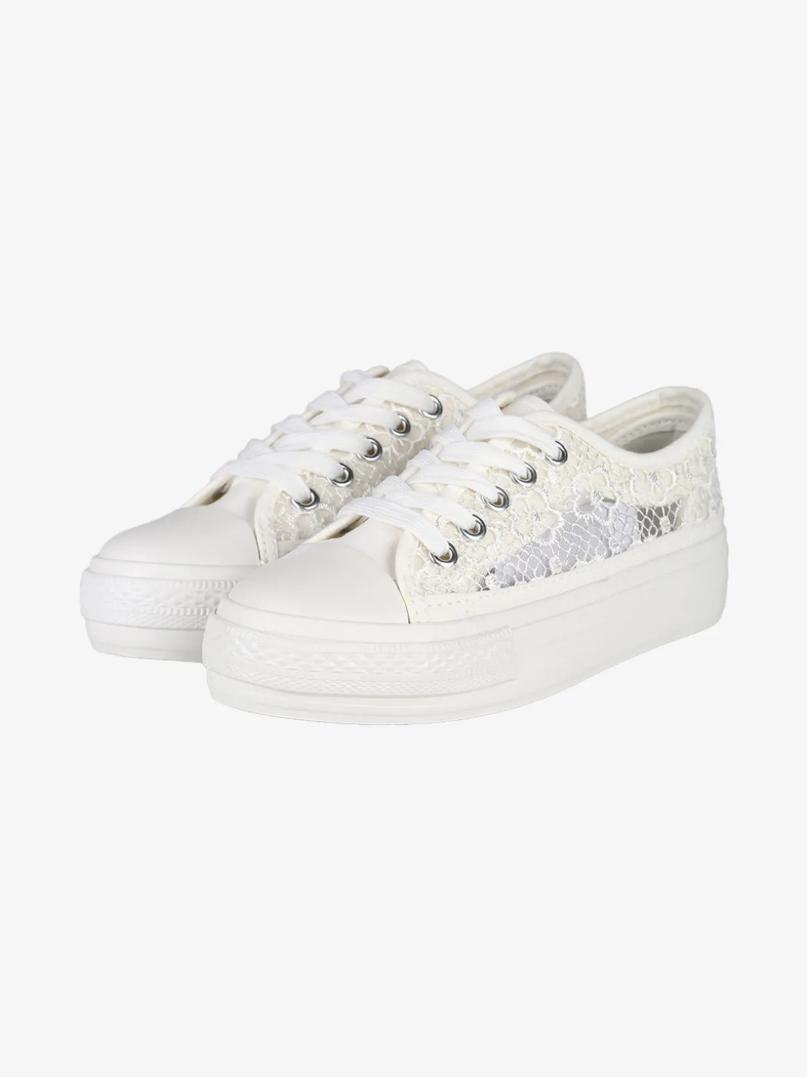 Energy Sneakers ragazza con platform in macramè