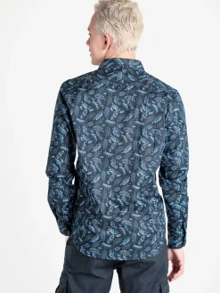 Enos Camicia da uomo fiorata in cotone