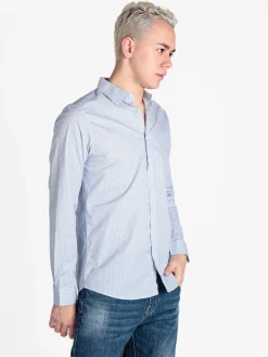 Enos Camicia da uomo slim fit con stampe