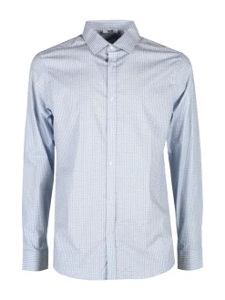 Enos Camicia da uomo slim fit con stampe
