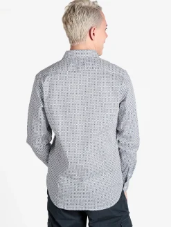 Enos Camicia da uomo slim fit con stampe