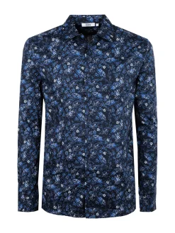 Enos Camicia uomo a maniche lunghe con stampe