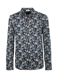 Enos Camicia uomo con stampa floreale