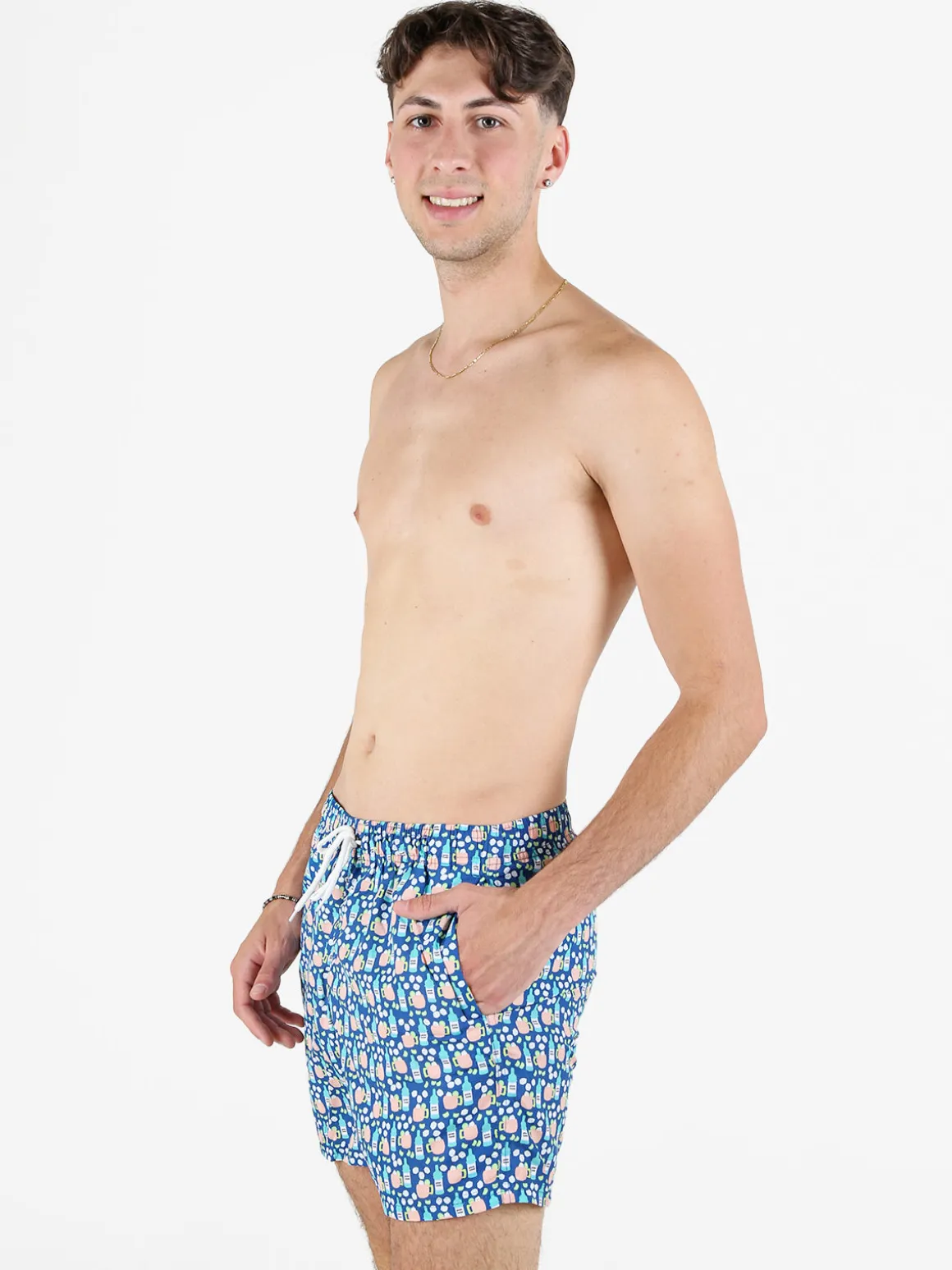 Enos Jeans Boxer uomo da mare
