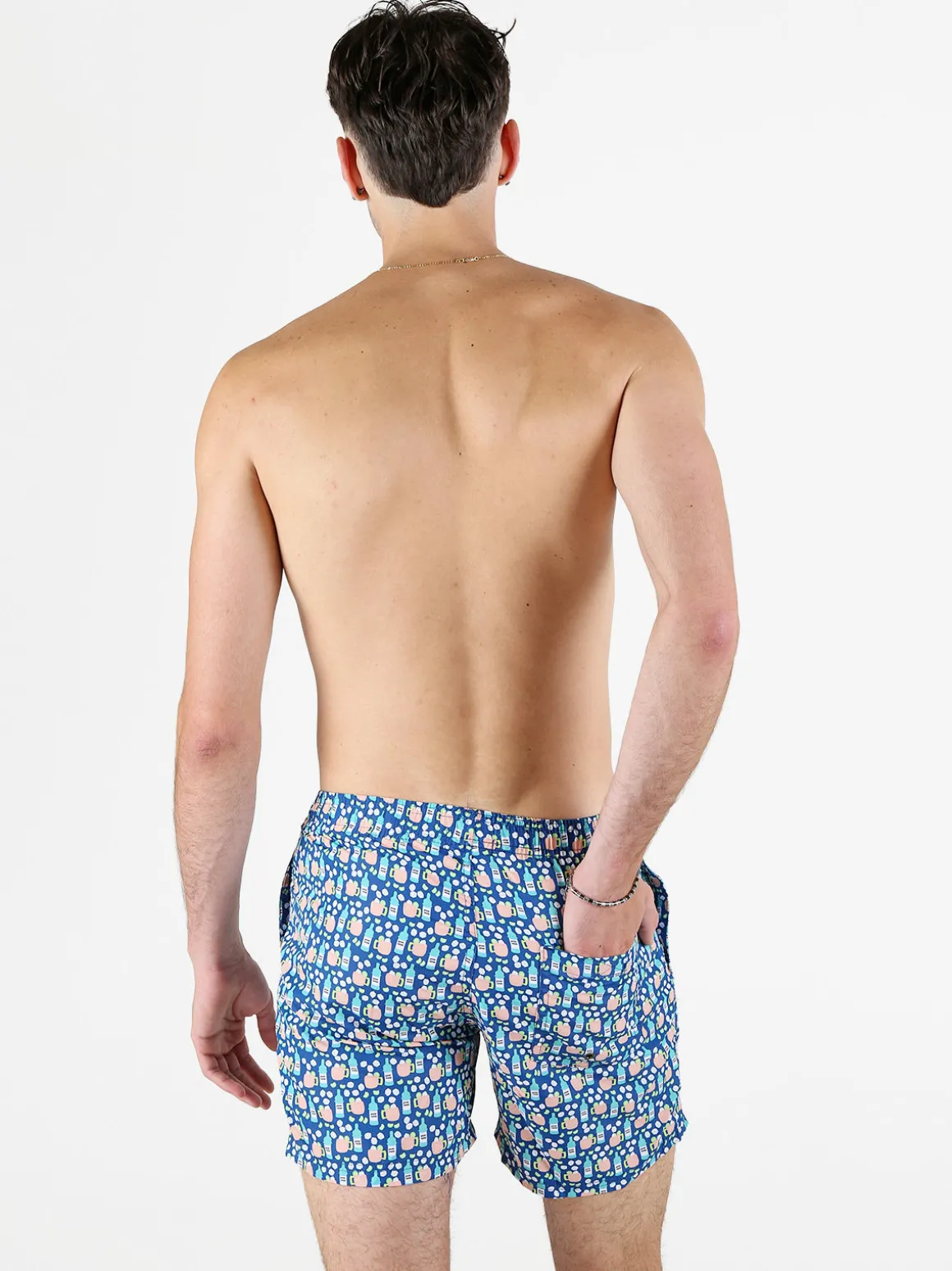 Enos Jeans Boxer uomo da mare