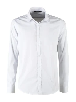 Enos Jeans Camicia da uomo slim fit a maniche lunghe
