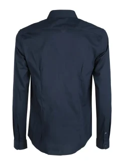 Enos Jeans Camicia da uomo slim fit a maniche lunghe