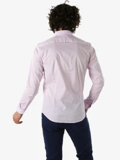 Enos Jeans Camicia da uomo slim fit a maniche lunghe