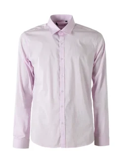 Enos Jeans Camicia da uomo slim fit a maniche lunghe