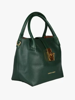 Enrico Coveri Borsa donna a mano con doppi manici - verde