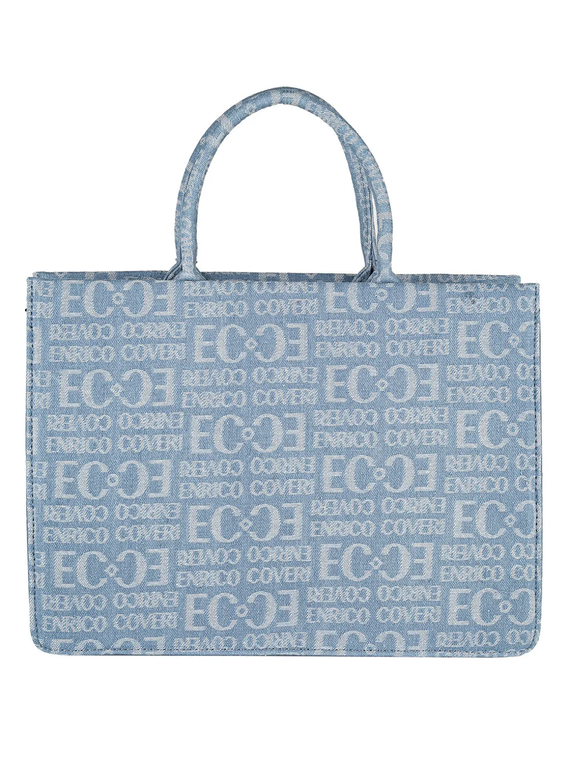 Enrico Coveri Borsa donna in jeans con doppi manici