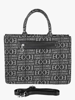 Enrico Coveri Borsa donna in jeans con doppi manici