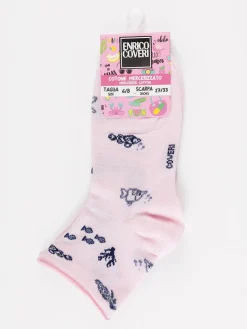 Enrico Coveri Calze corte bambina con stampe
