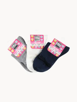 Enrico Coveri Calze corte da bambina confezione da 3 paia