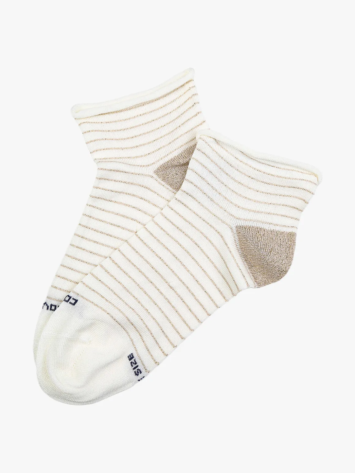 Enrico Coveri Calze corte da donna in cotone mercerizzato - rosa