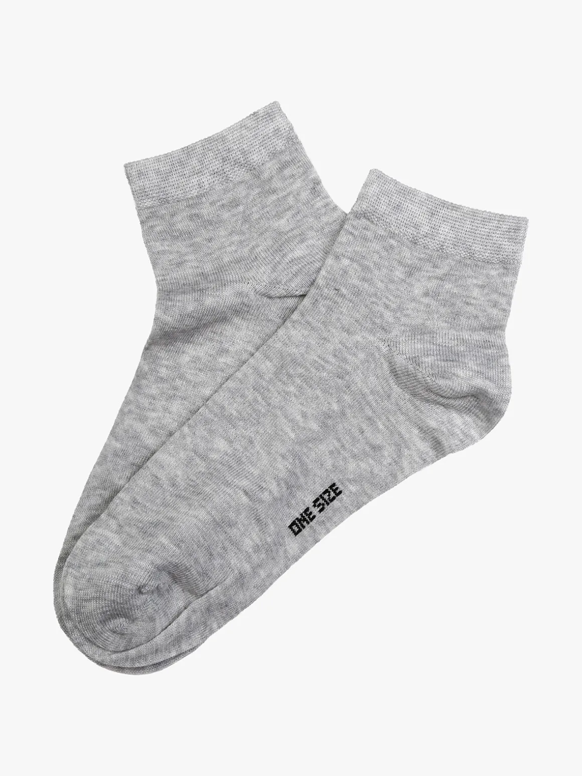 Enrico Coveri Calze corte da donna in cotone mercerizzato - grigio chiaro