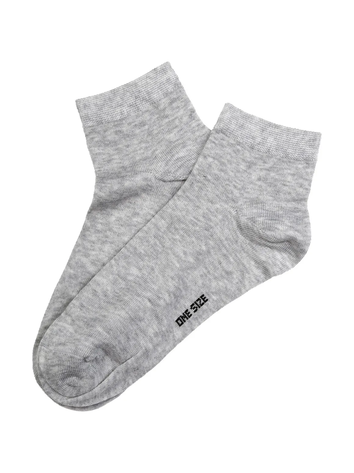 Enrico Coveri Calze corte da donna in cotone mercerizzato - grigio chiaro