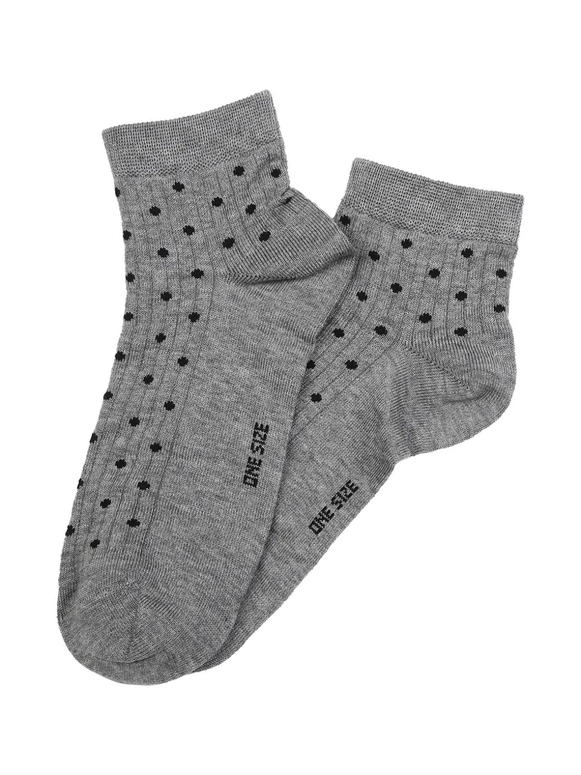 Enrico Coveri Calze corte da donna a pois - grigio
