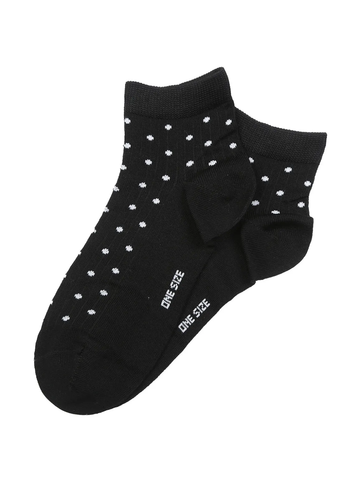 Enrico Coveri Calze corte da donna a pois - nero