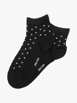 Enrico Coveri Calze corte da donna a pois - nero