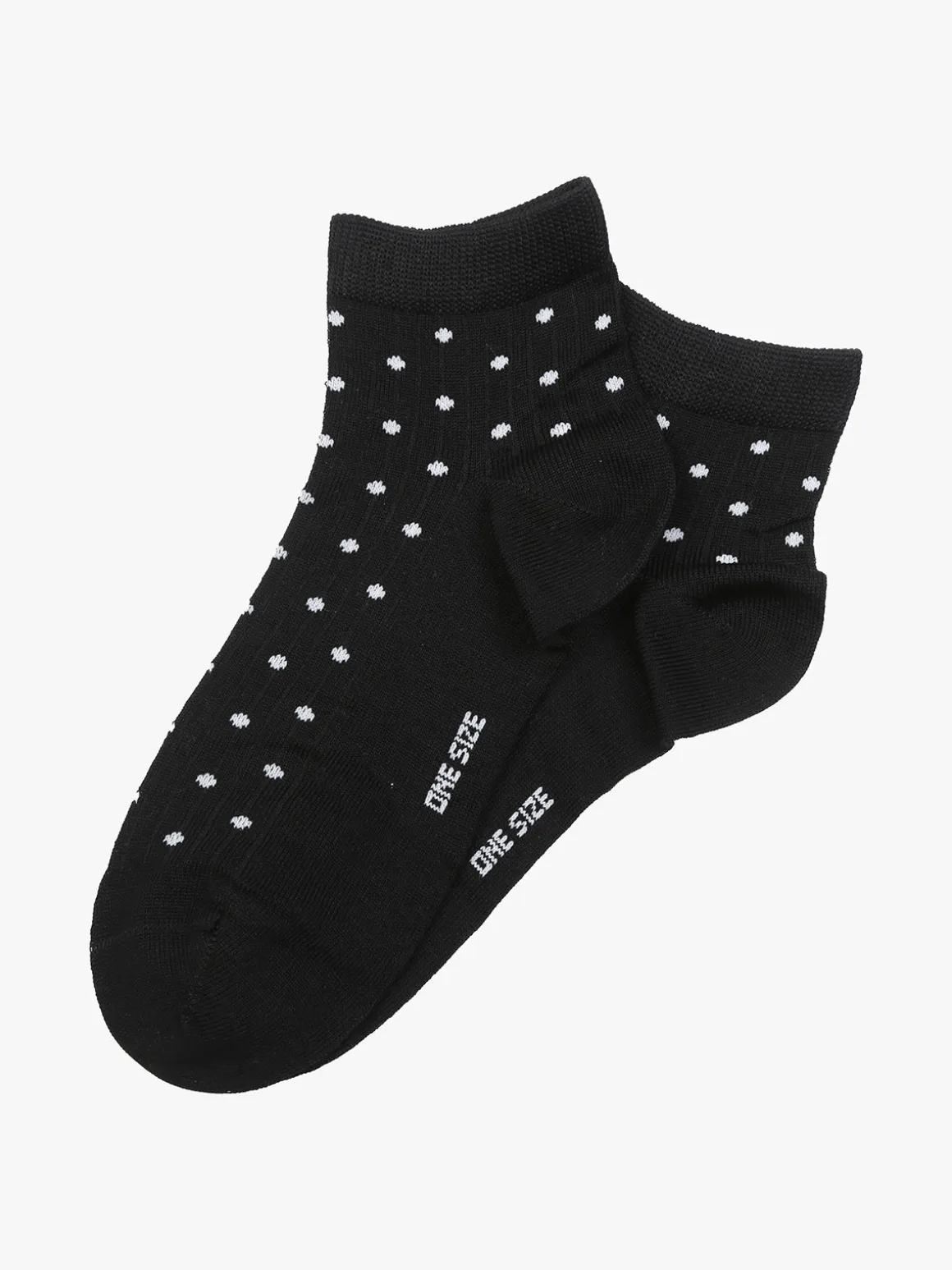 Enrico Coveri Calze corte da donna a pois - nero