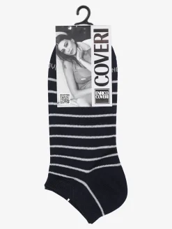 Enrico Coveri Calze corte da donna a righe