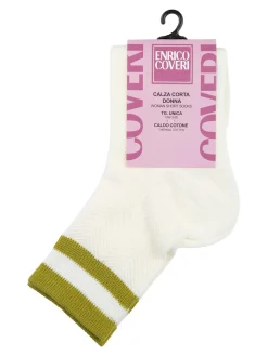 Enrico Coveri Calze corte da donna in caldo cotone