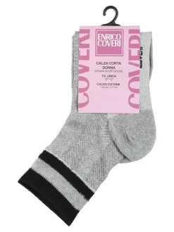 Enrico Coveri Calze corte da donna in caldo cotone