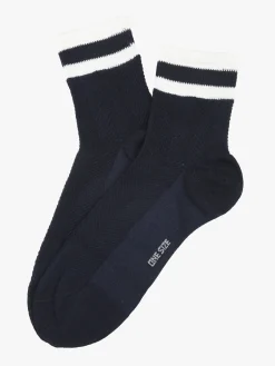 Enrico Coveri Calze corte da donna in caldo cotone - grigio