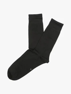 Enrico Coveri Calze corte da uomo in cotone mercerizzato - grigio scuro