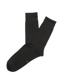 Enrico Coveri Calze corte da uomo in cotone mercerizzato - grigio scuro