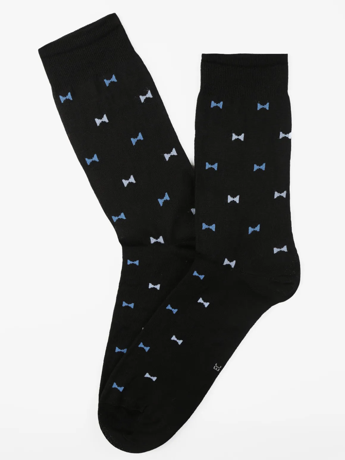 Enrico Coveri Calze corte da uomo con stampa papillon