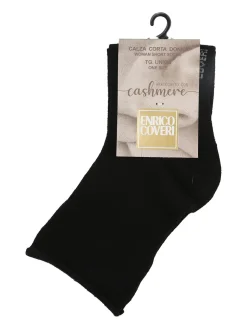 Enrico Coveri Calze corte donna in caldo cotone - antracite
