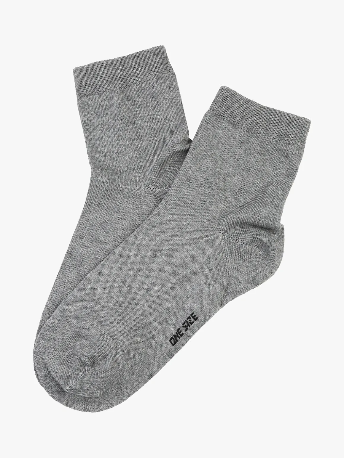 Enrico Coveri Calze corte donna in caldo cotone - grigio scuro