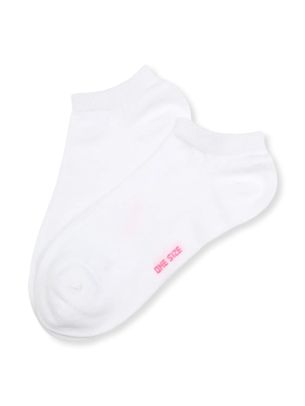 Enrico Coveri Calze corte sneaker da donna in cotone mercerizzato - bianco