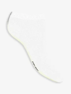 Enrico Coveri Calze corte sneaker da donna in cotone mercerizzato - bianco
