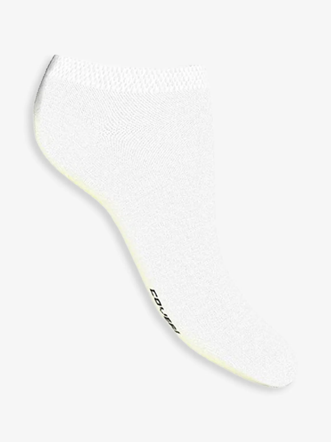 Enrico Coveri Calze corte sneaker da donna in cotone mercerizzato - bianco
