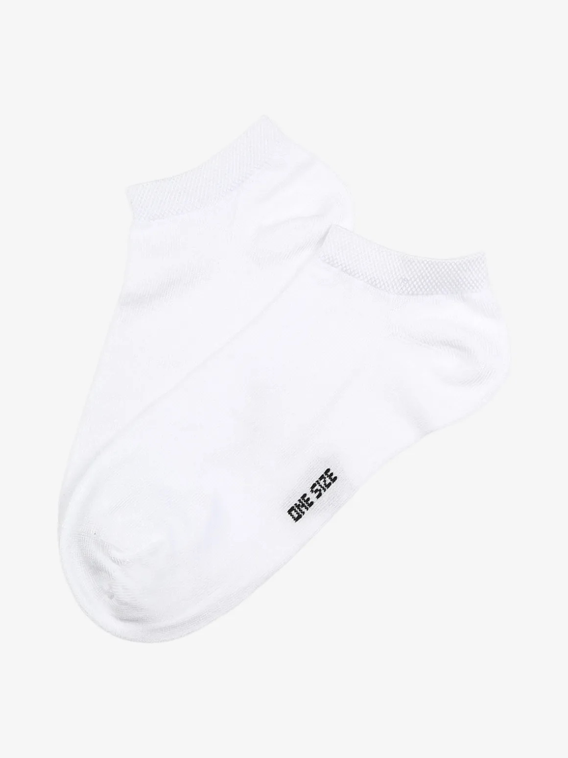 Enrico Coveri Calze corte sneaker da donna in cotone mercerizzato - bianco