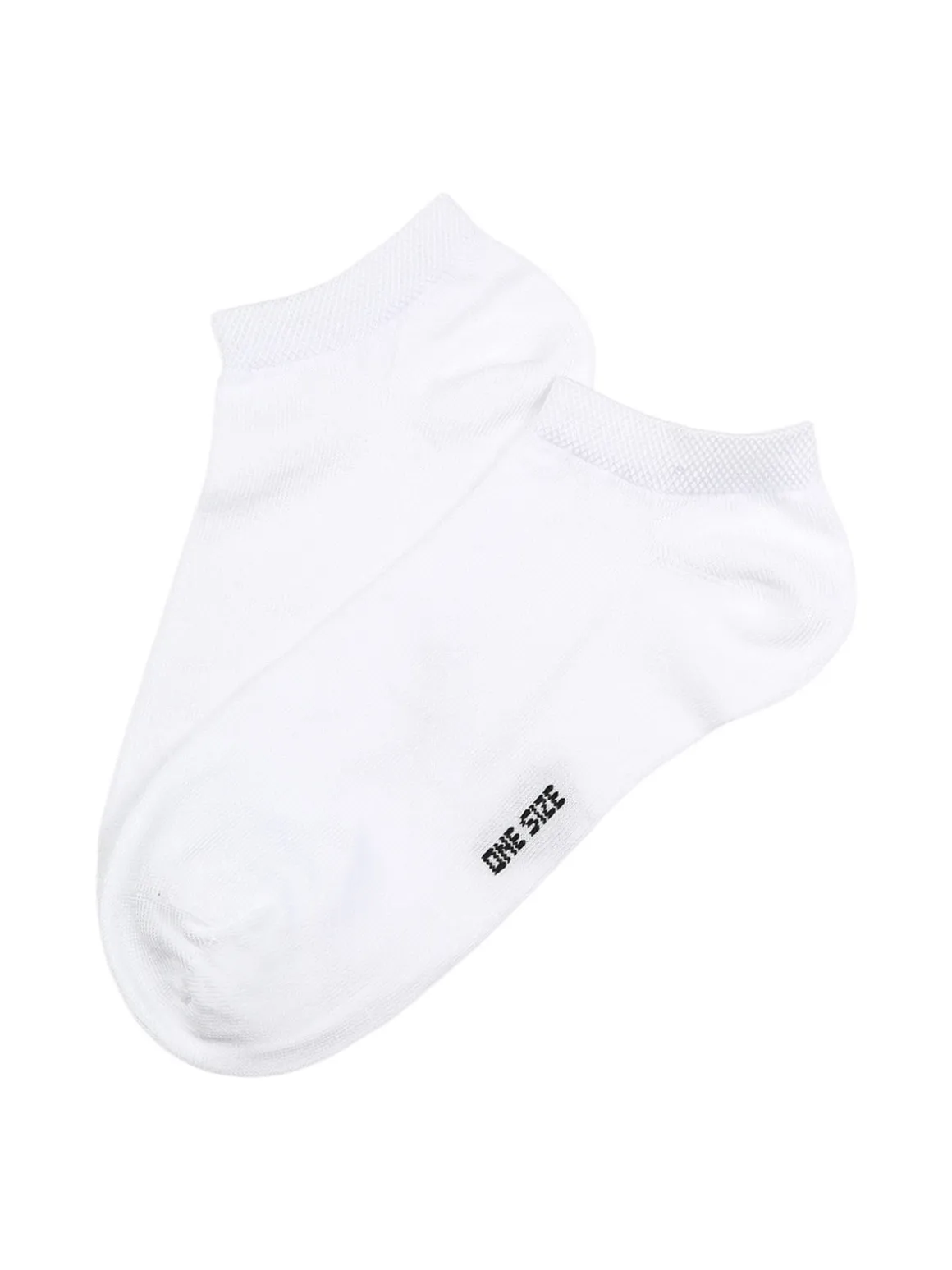 Enrico Coveri Calze corte sneaker da donna in cotone mercerizzato - bianco